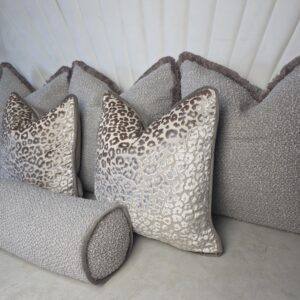 Cheetah Natural Cushion Set